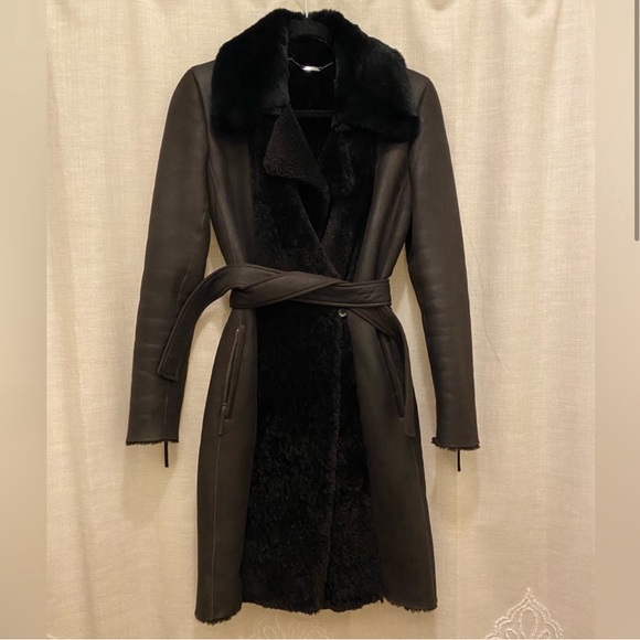 MAXMARA lamb shearling fur coat - Picture 10 of 10